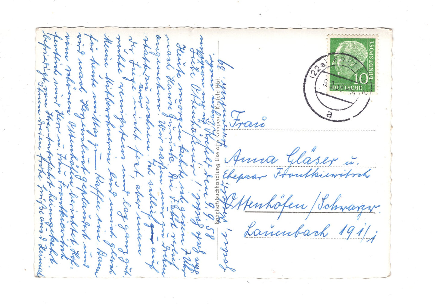 Ansichtskarte Krefeld am Rhein / Crefelder Hof +++ / M1-65