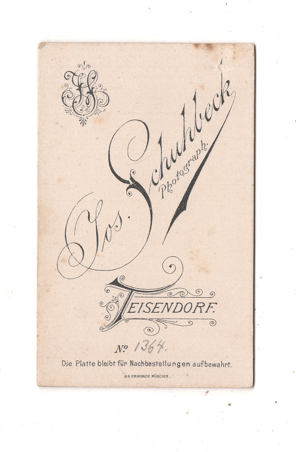 Fotografie Feine Dame - Teisendorf um 1900