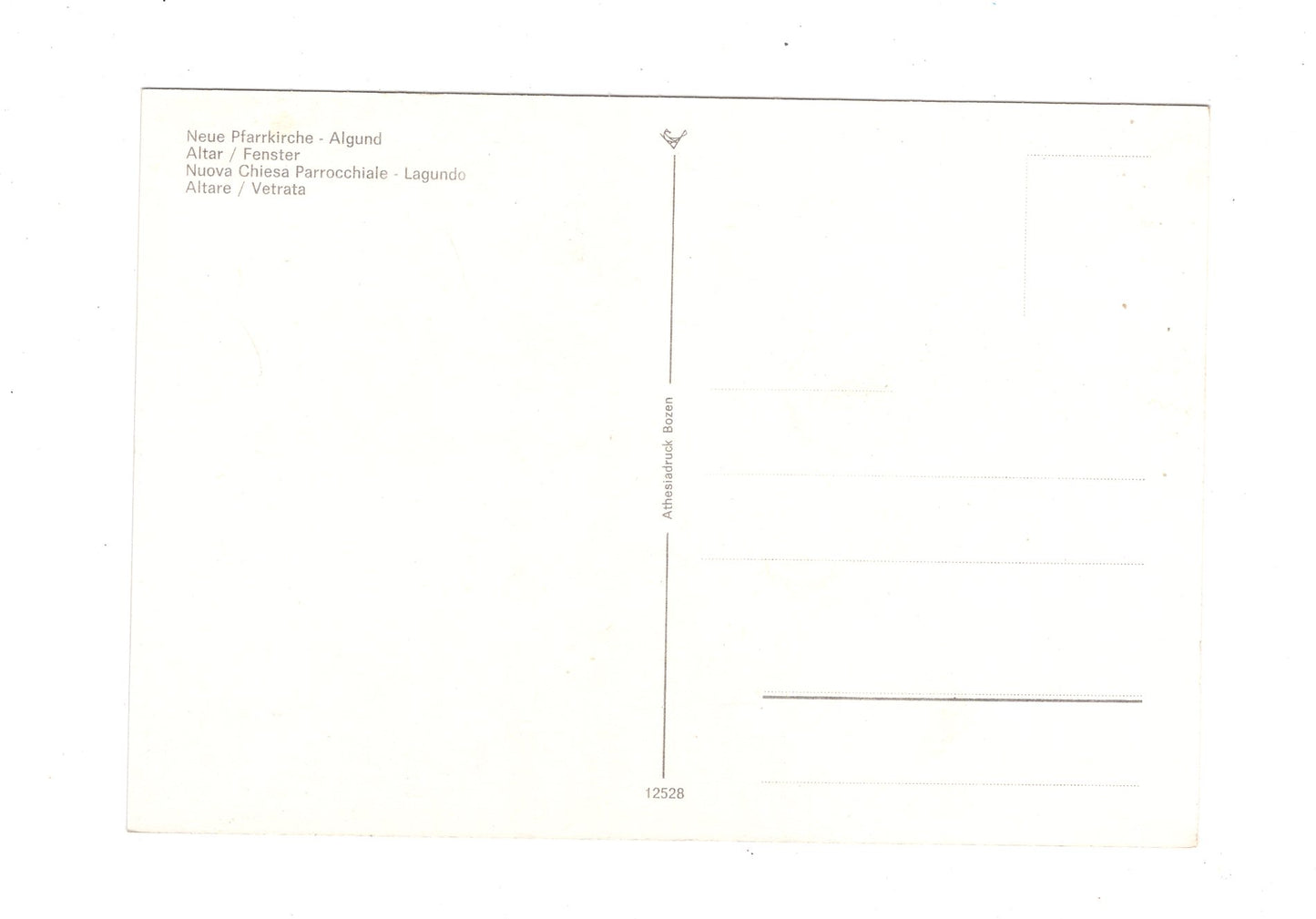 Ansichtskarte Pfarrkirche Algund / Italien