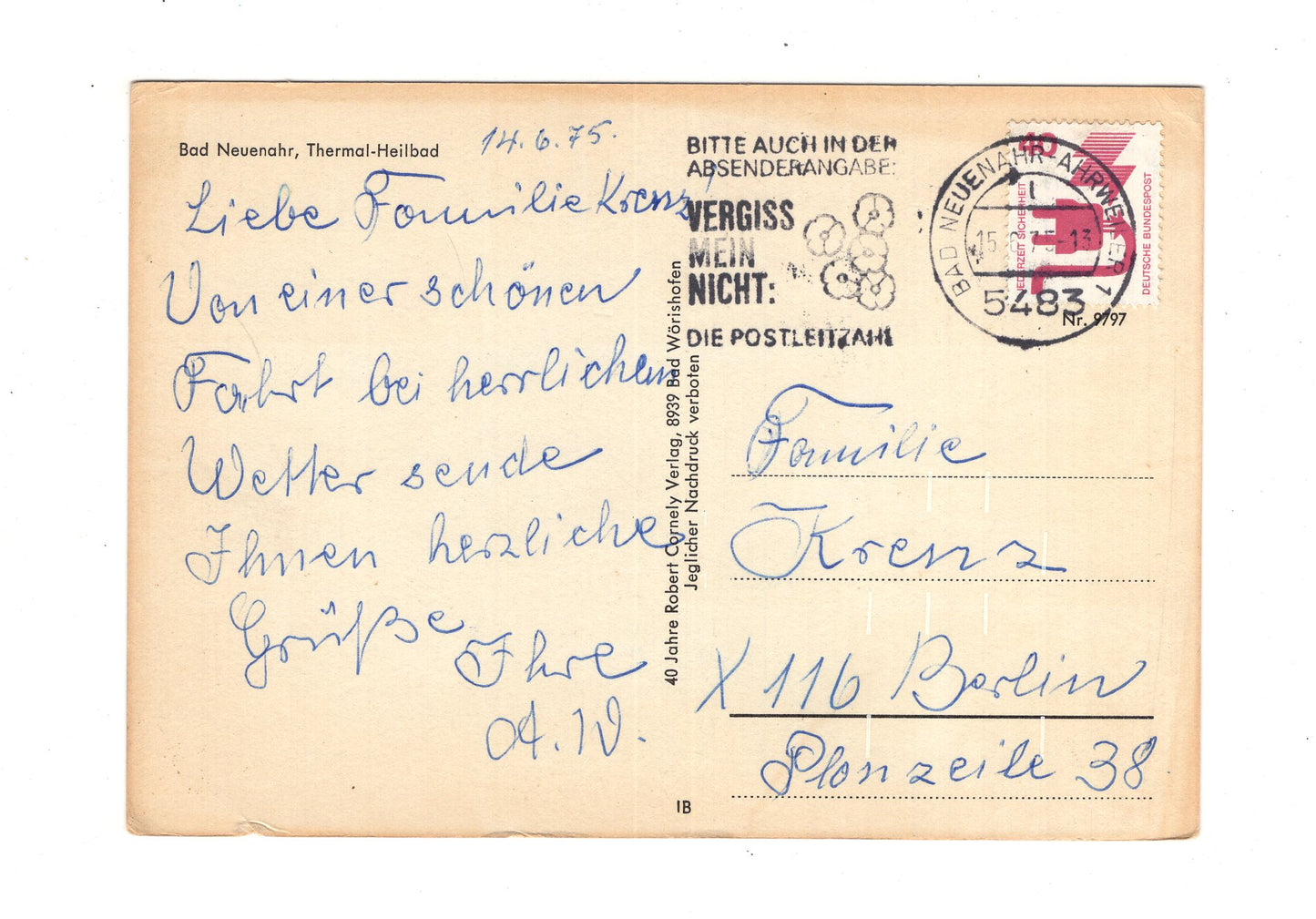 Ansichtskarte Bad Neuenahr / Dahliengarten / Haus Flora +++