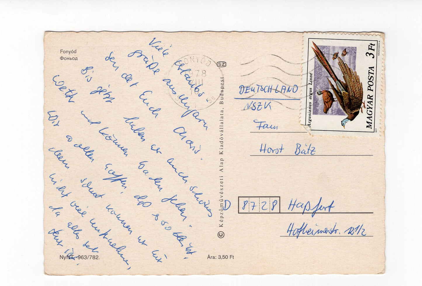 Ansichtskarte Fonyod / Ungarn