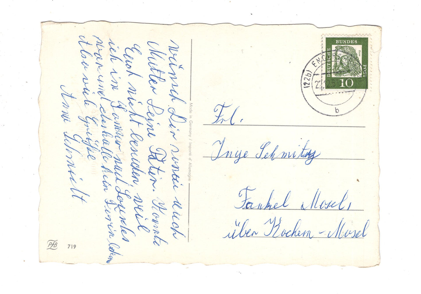 Ansichtskarte Feiertage / Frohe Weihnachten / K1-62