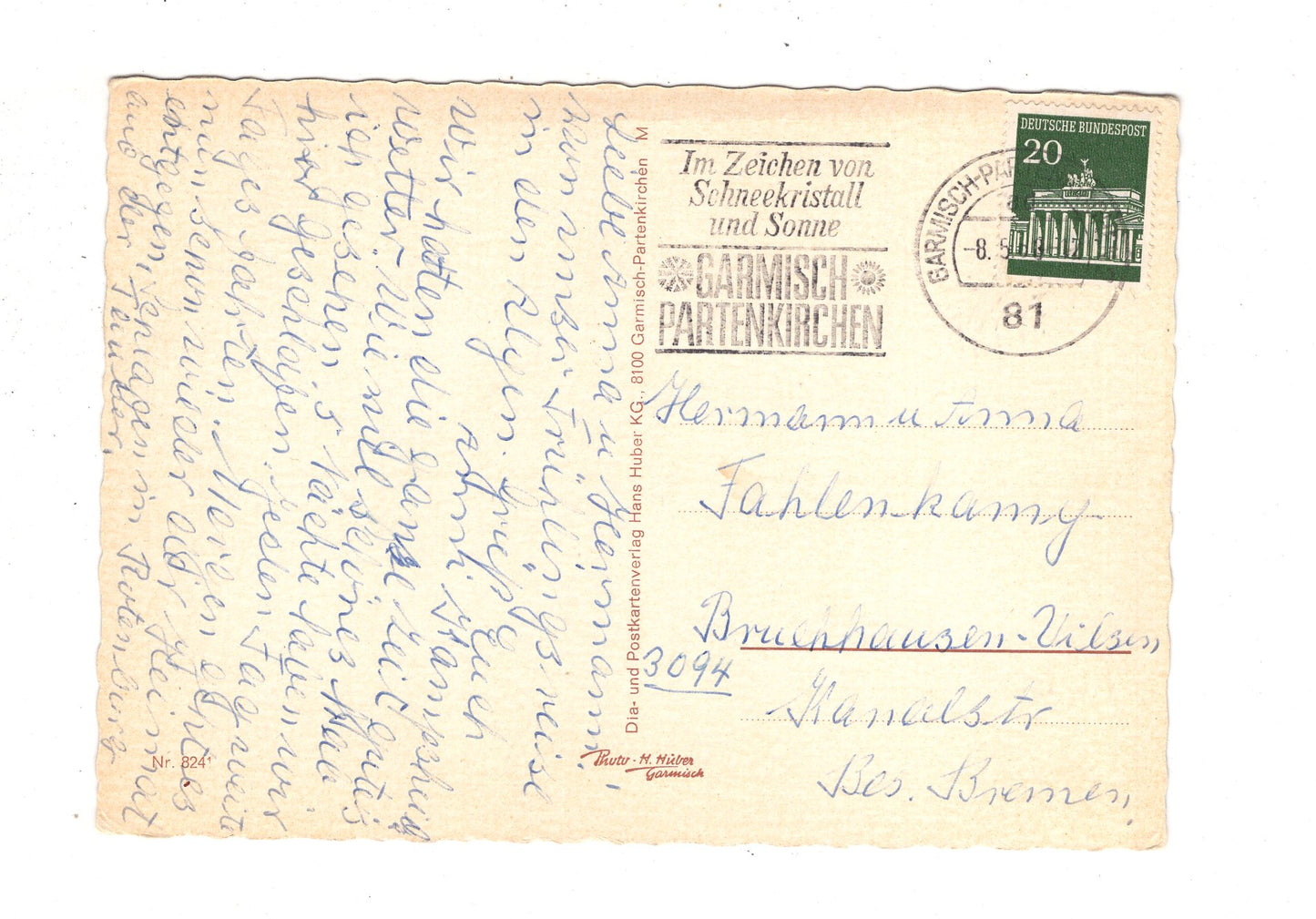 Ansichtskarte Garmisch-Partenkirchen / I1-69