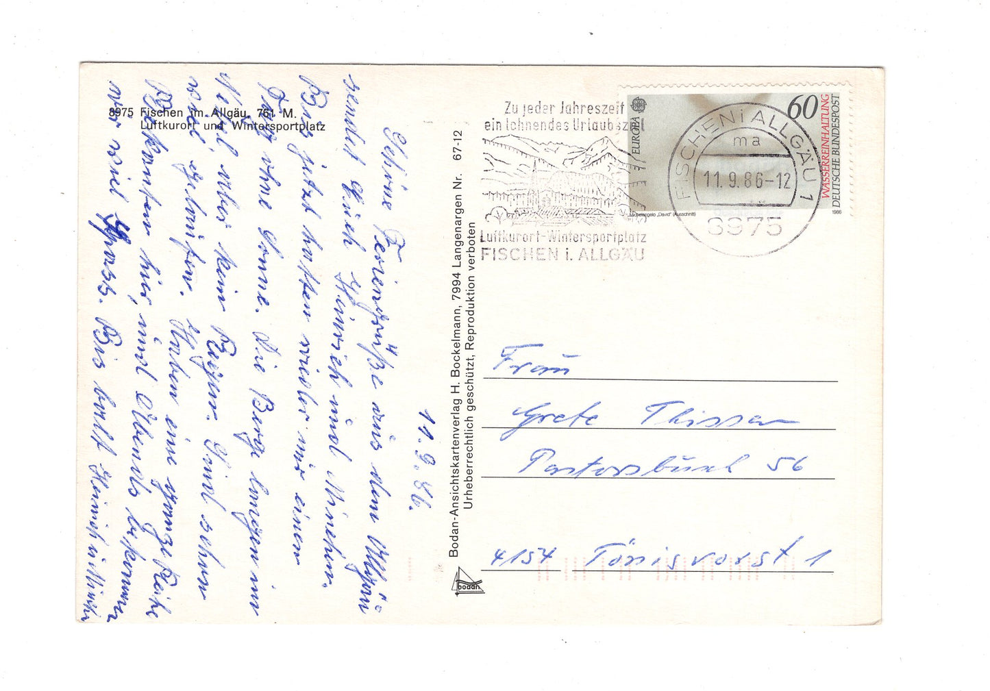 Ansichtskarte Fischen im Allgäu / H1-56