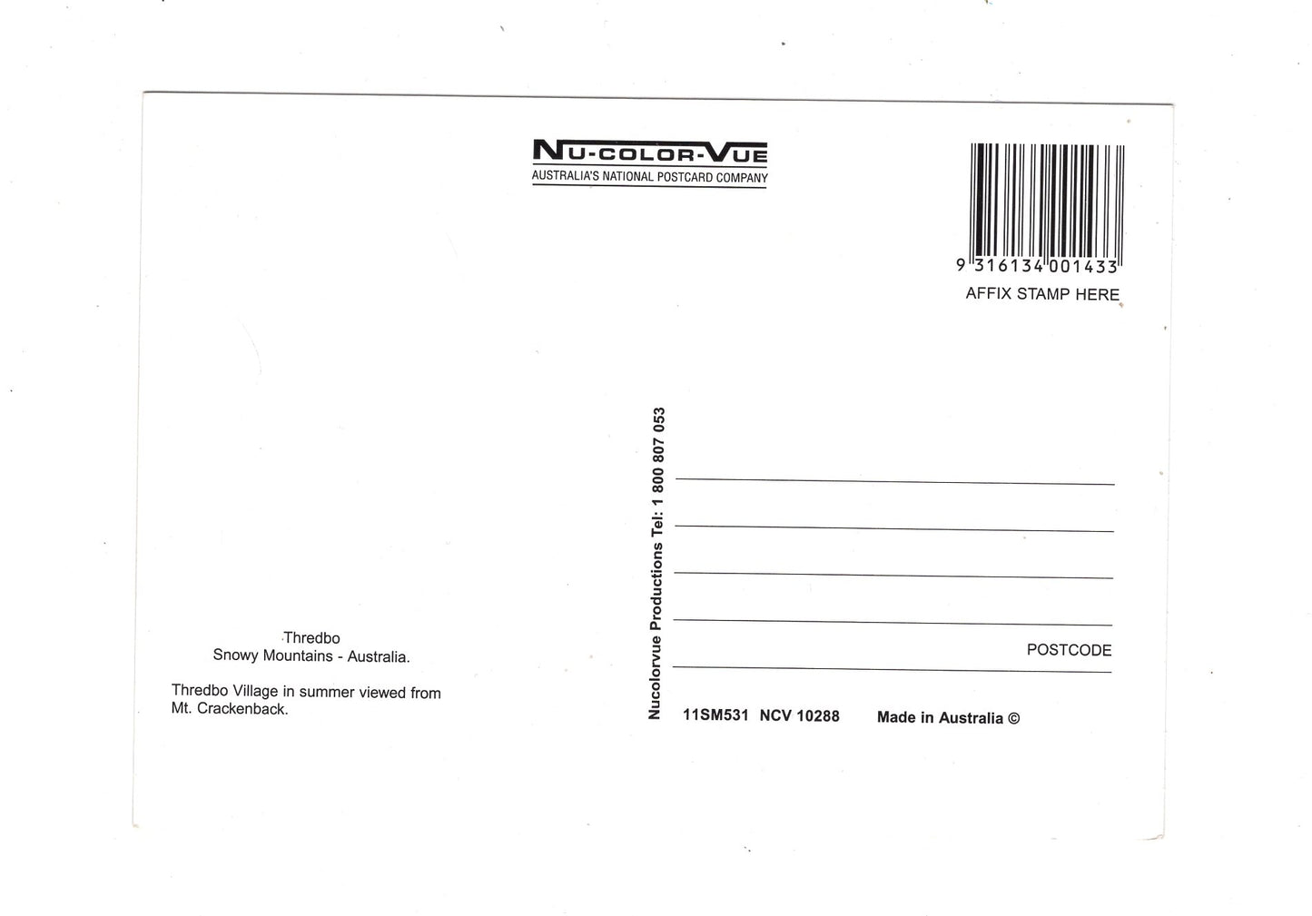 Ansichtskarte Thredbo / Australien