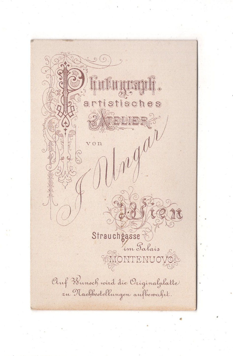 Fotografie K. u. k. Soldat - Wien 1870er