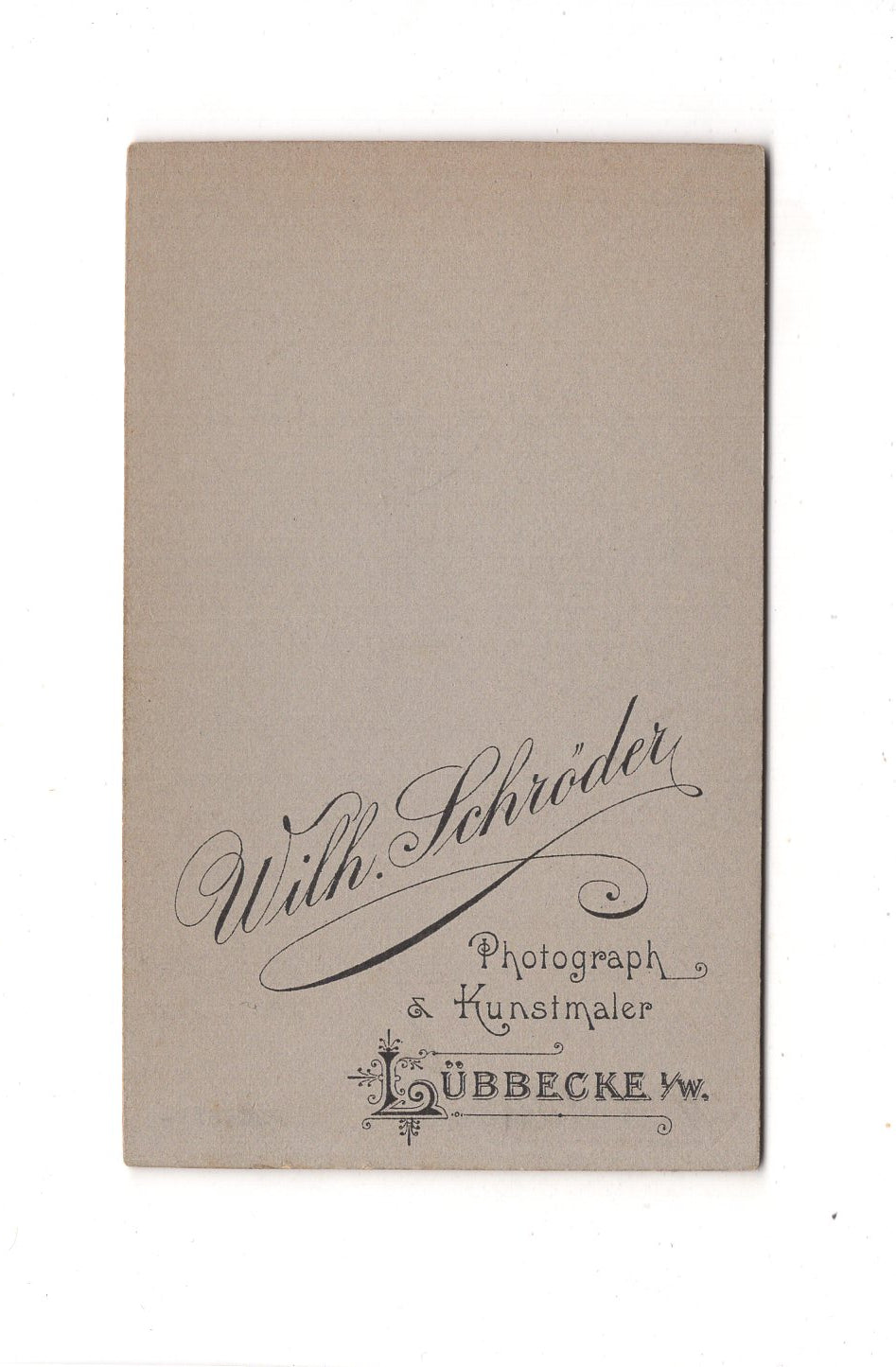 Fotografie Damenportrait - Lübbecke in Westfalen um 1900