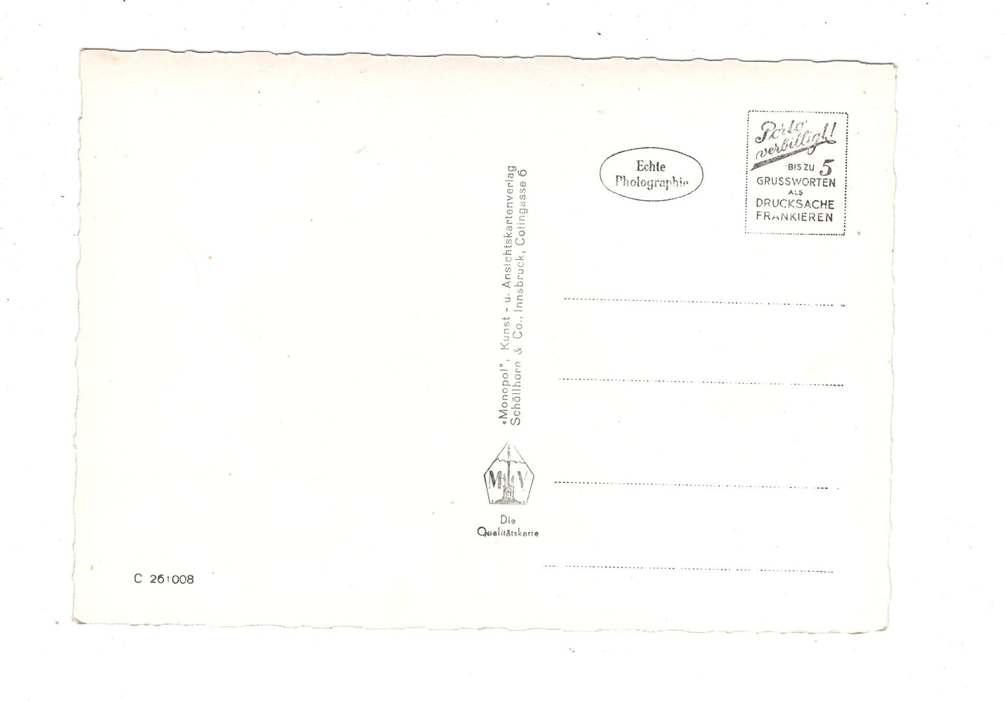 Ansichtskarte Neue Gerlosstraße Tirol-Salzburg / Österreich / N1-66