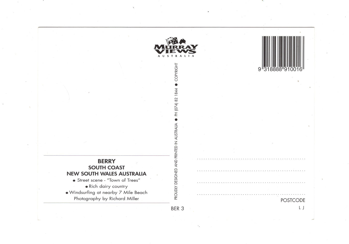 Ansichtskarte Berry / South Coast / Australien