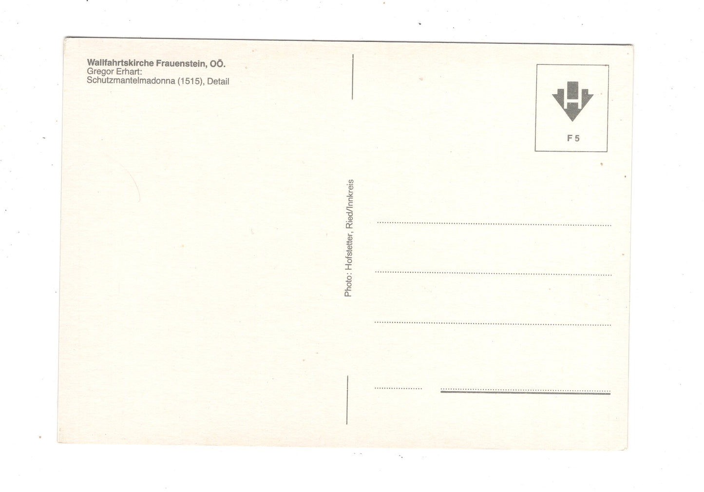 Ansichtskarte Wallfahrtskirche Frauenstein / Oberösterreich / Österreich