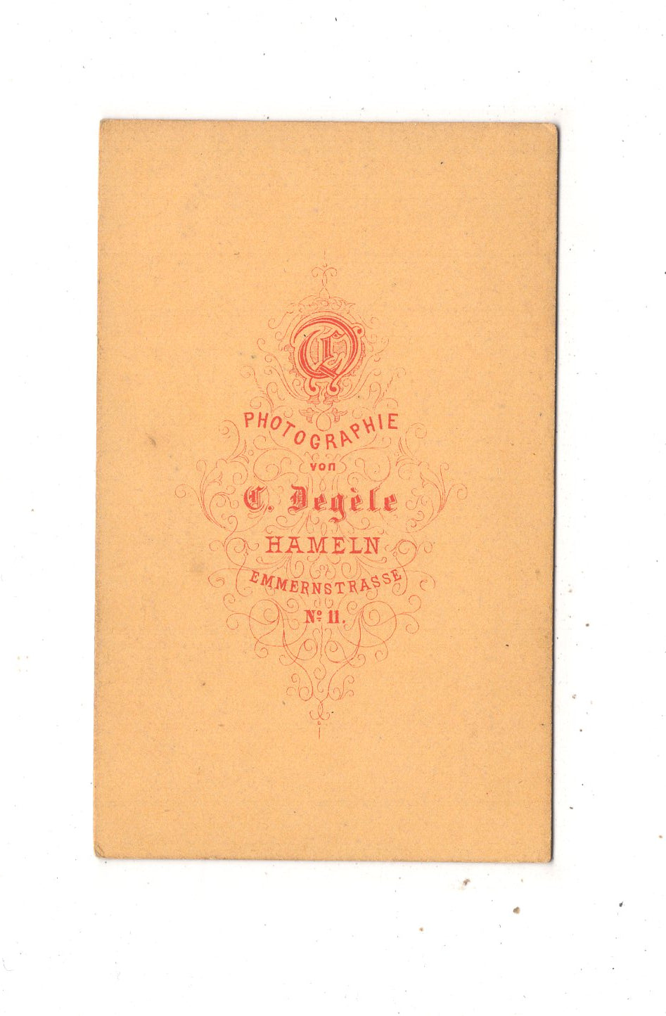 Fotografie Damenportrait - Hameln 1860er / CDV N1-15