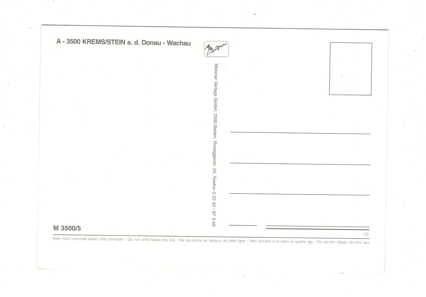 Ansichtskarte Krems-Stein / Niederösterreich / Österreich