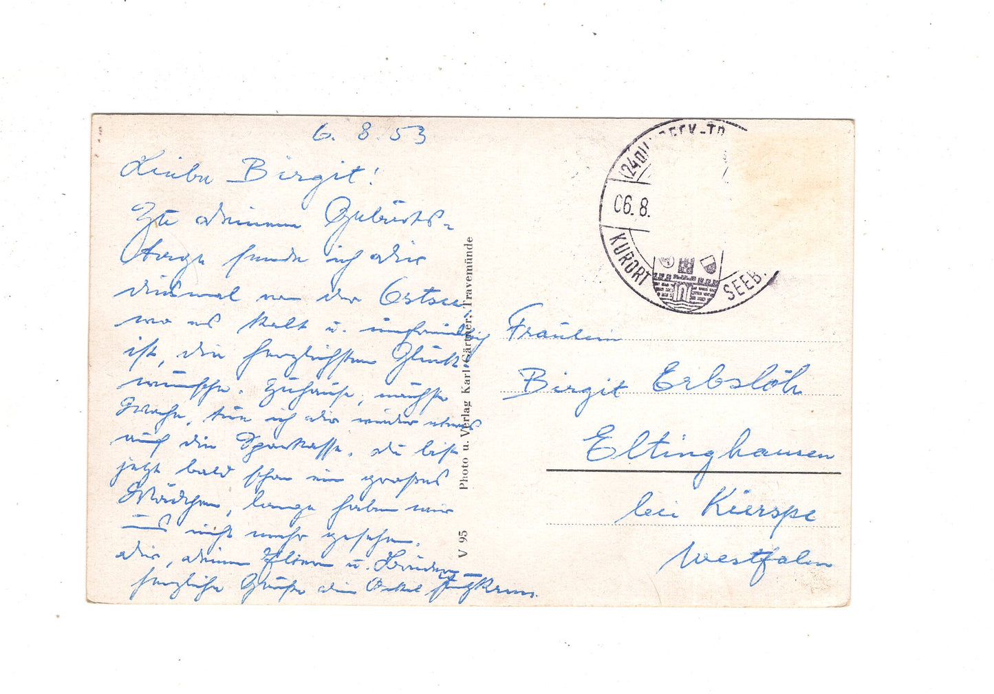 Ansichtskarte Ostseebad Travemünde / J1-67