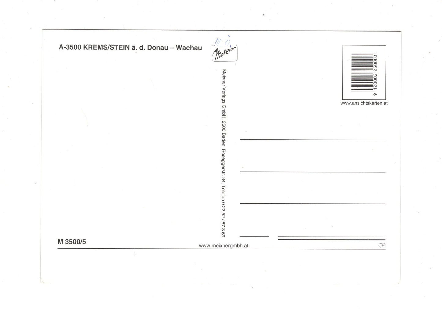 Ansichtskarte Krems-Stein / Niederösterreich / Österreich