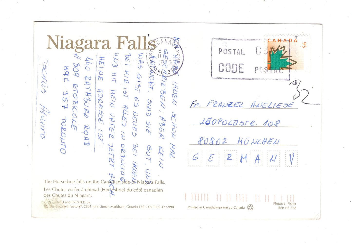 Ansichtskarte Niagara Falls / Kanada