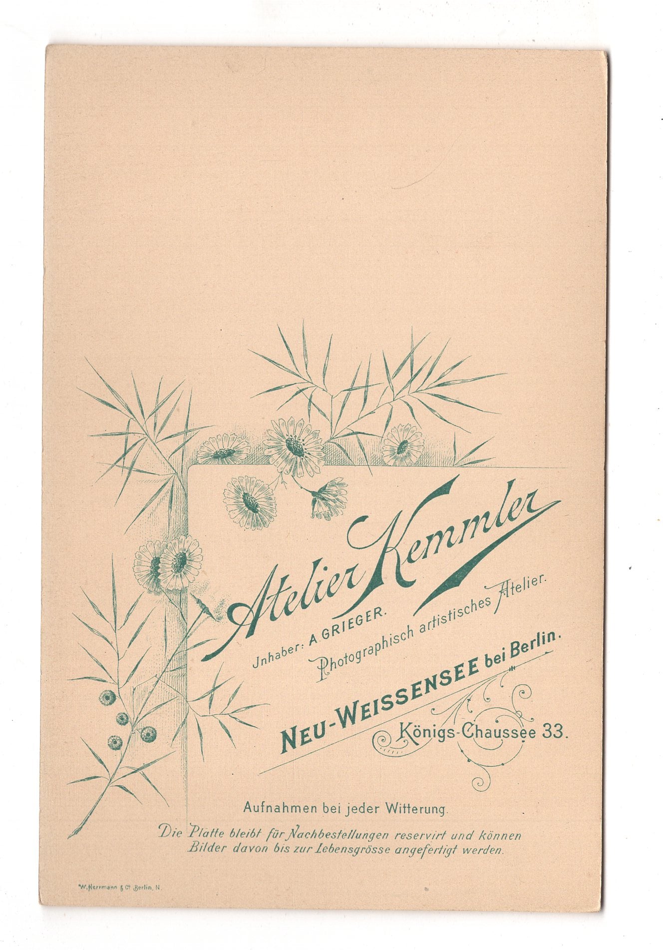 Fotografie Schönes Kinderbild / Baby - Neu-Weißensee 1890er / CAB U-24