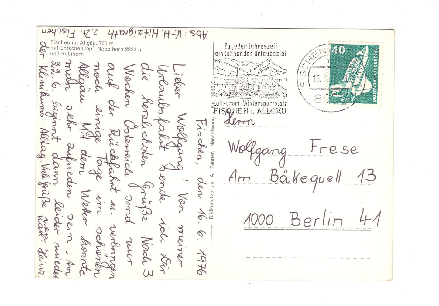 Ansichtskarte Fischen im Allgäu / H1-57