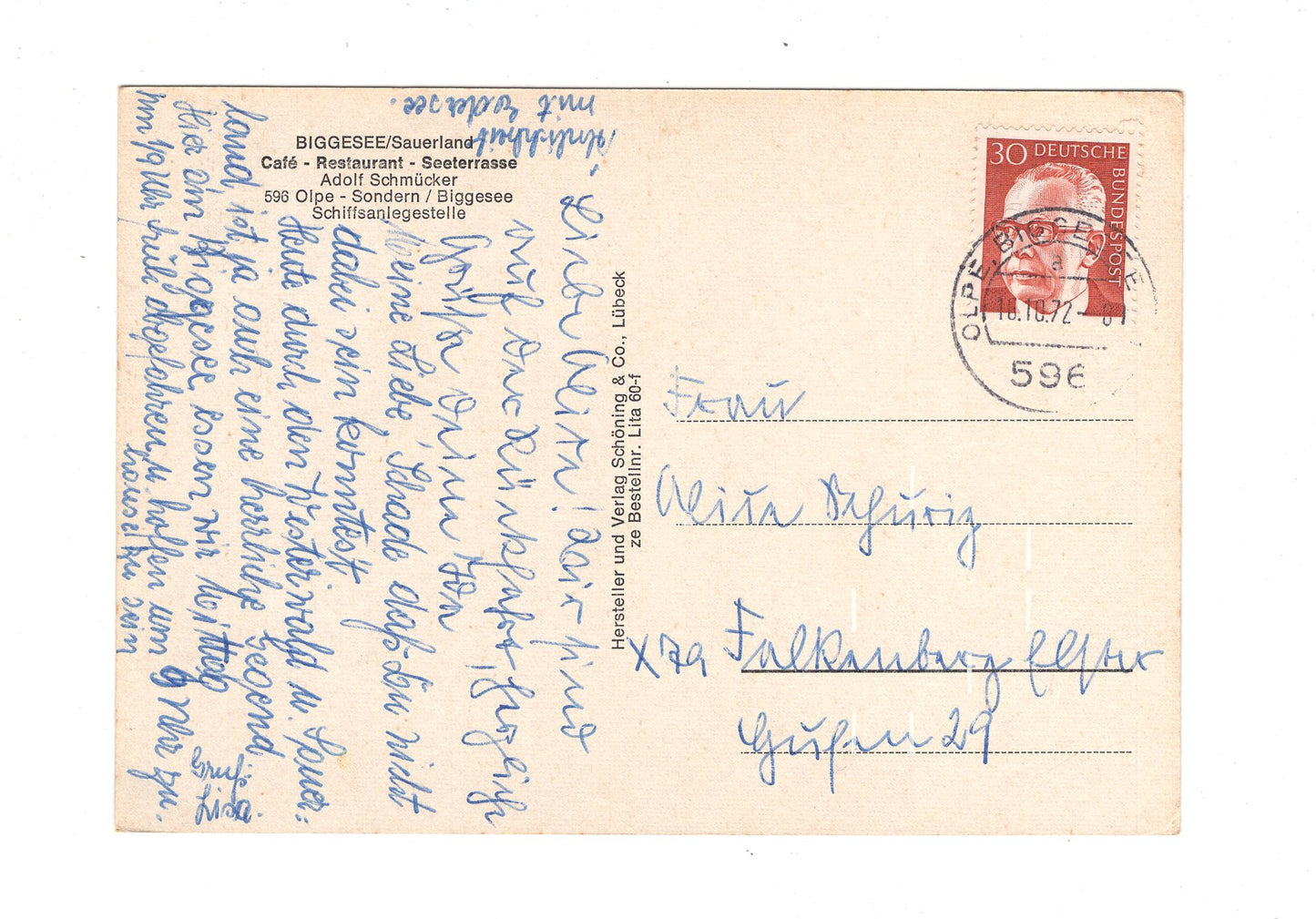 Ansichtskarte Biggesee / Sauerland / I1-53