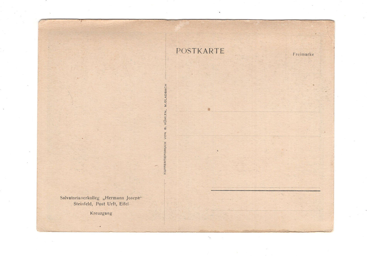 Ansichtskarte Salvatorienkolleg Hermann Joseph / Steinfeld