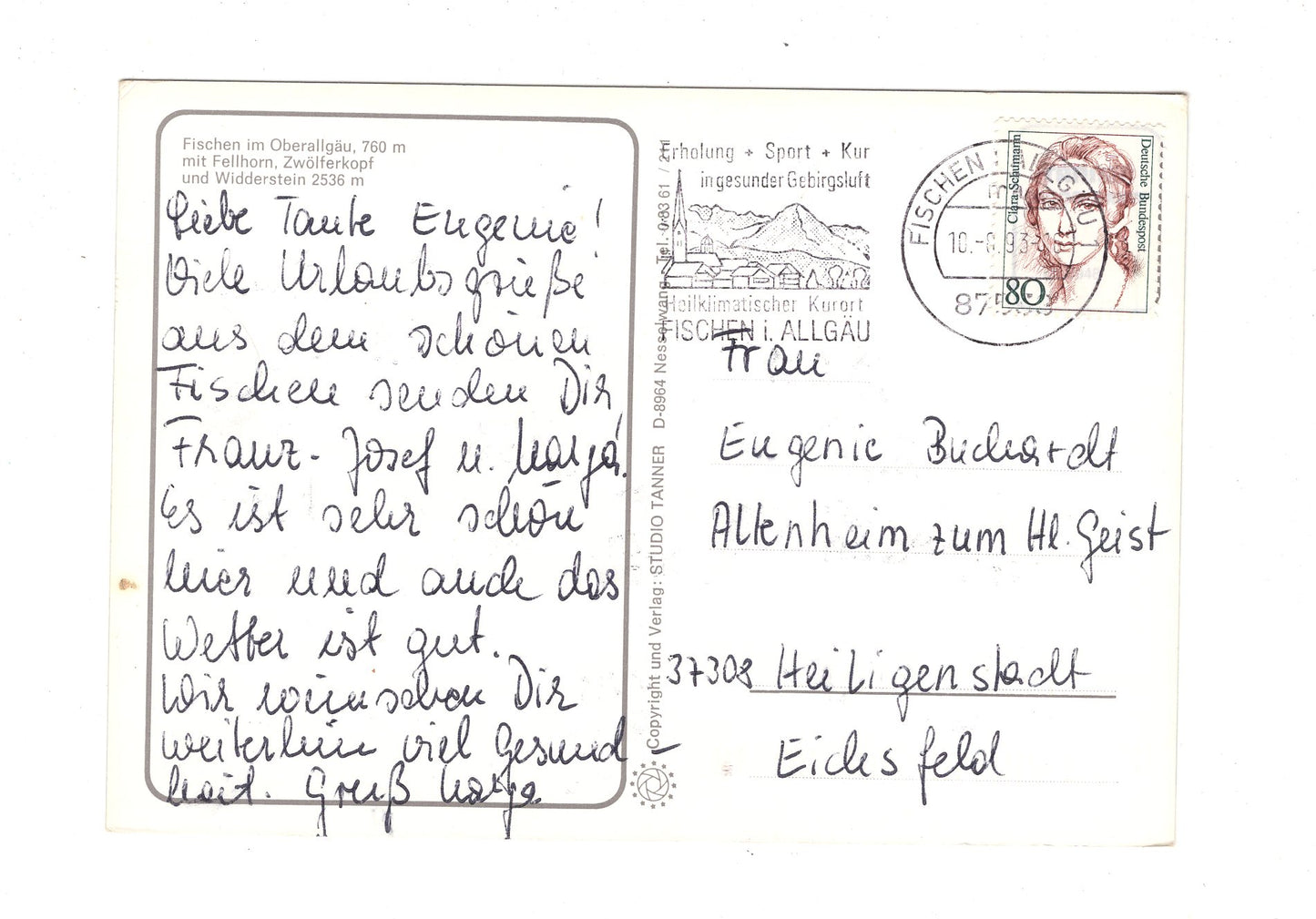 Ansichtskarte Fischen im Oberallgäu / H1-57