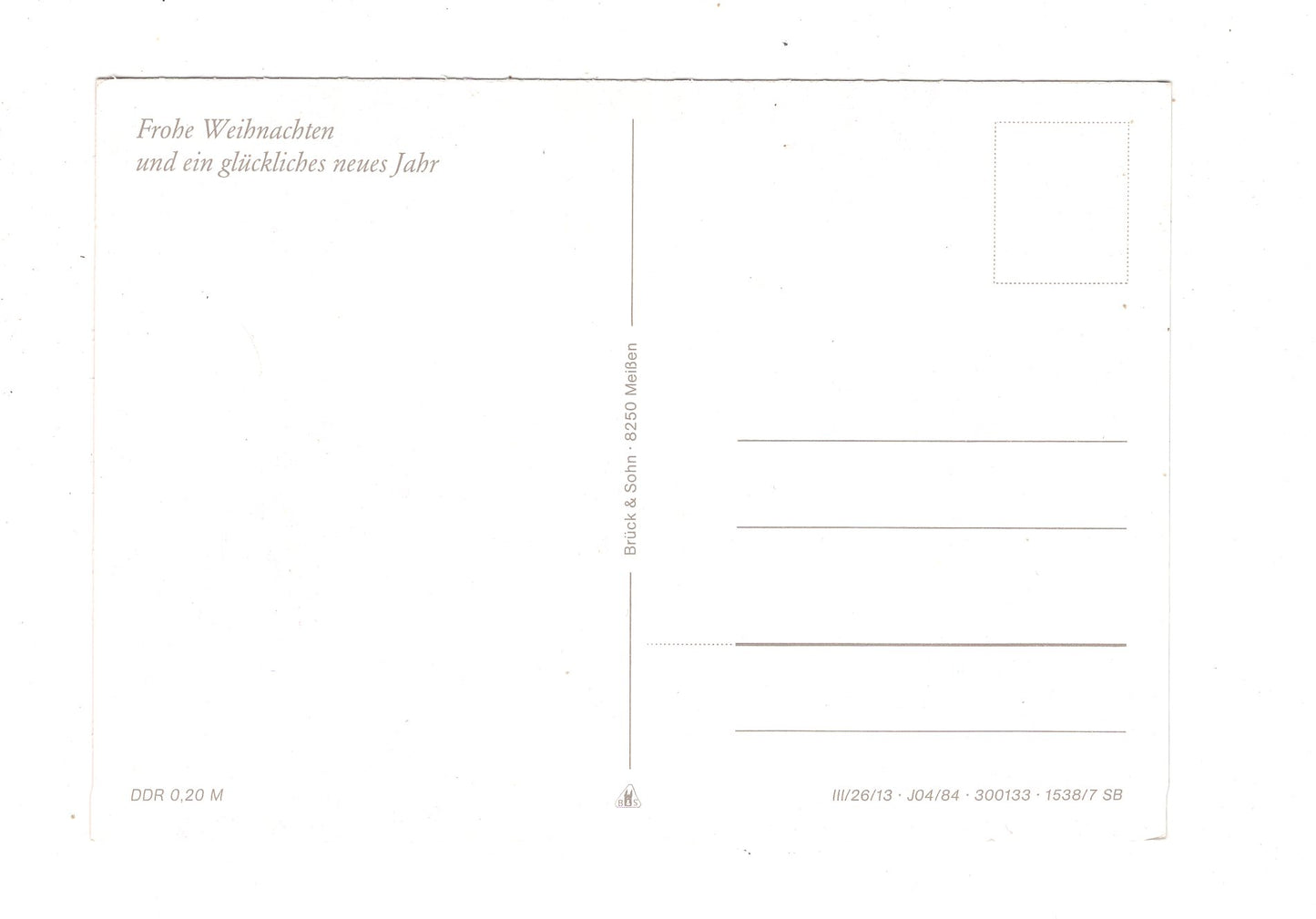 Ansichtskarte Feiertage / Frohe Weihnachten / K1-63