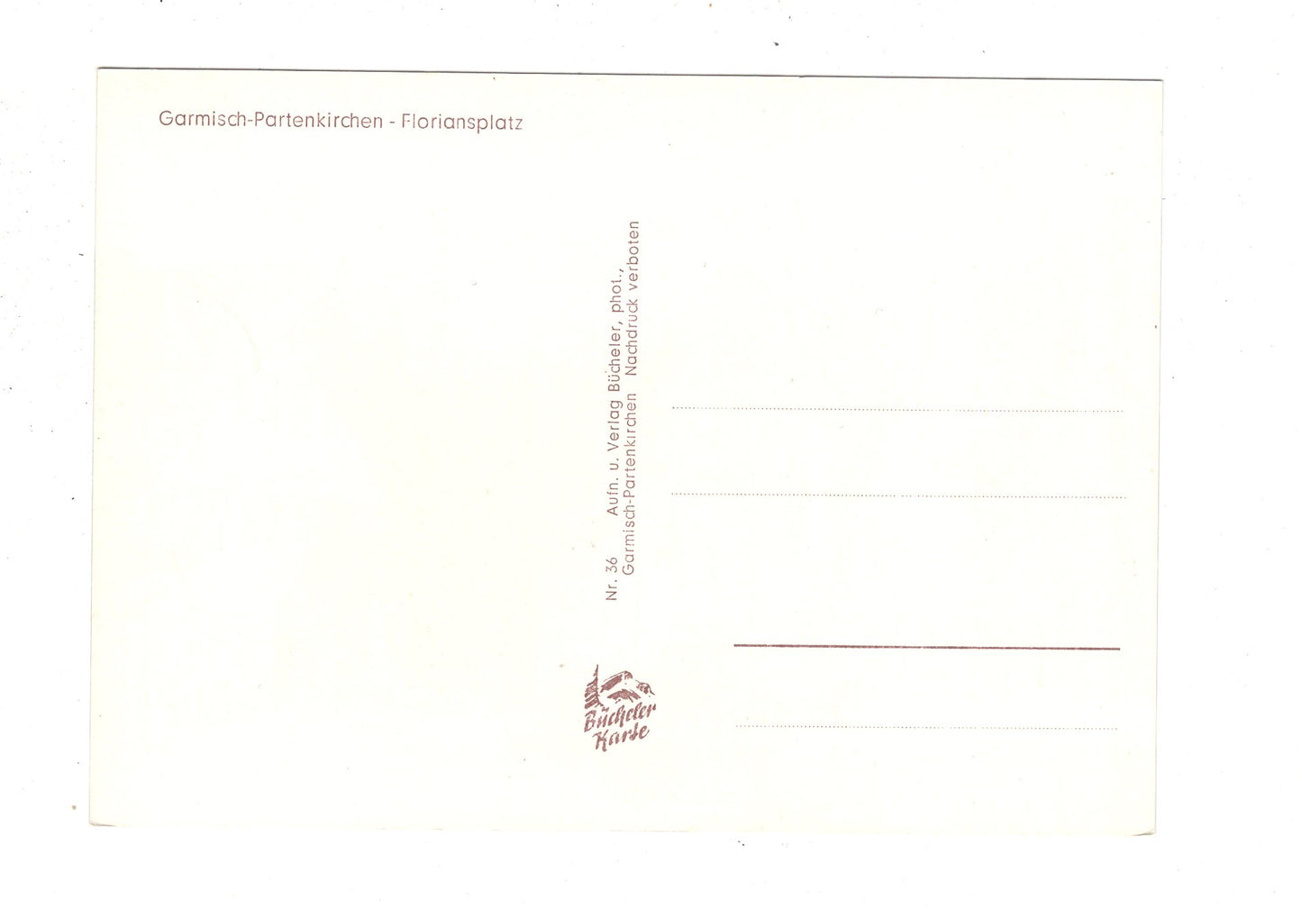 Ansichtskarte Garmisch-Partenkirchen / Floriansplatz / I1-69