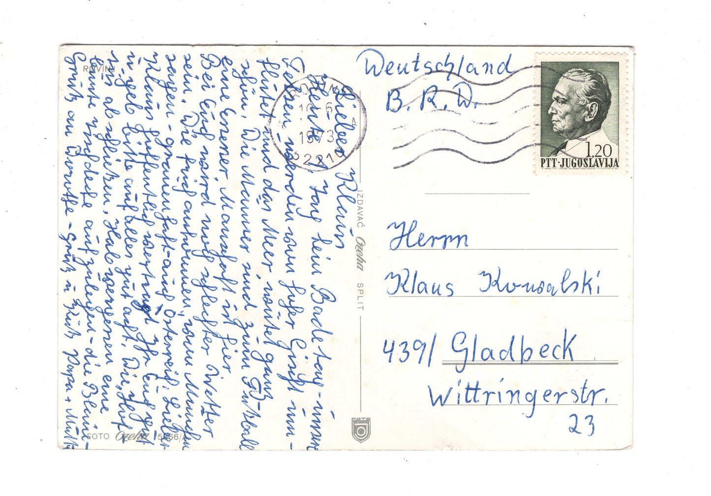 Ansichtskarte Rovinj / Kroatien / M1-70