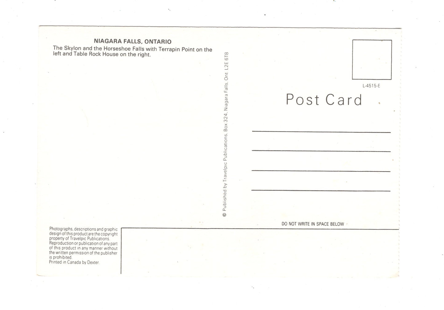 Ansichtskarte Niagara Falls / Ontario / Kanada