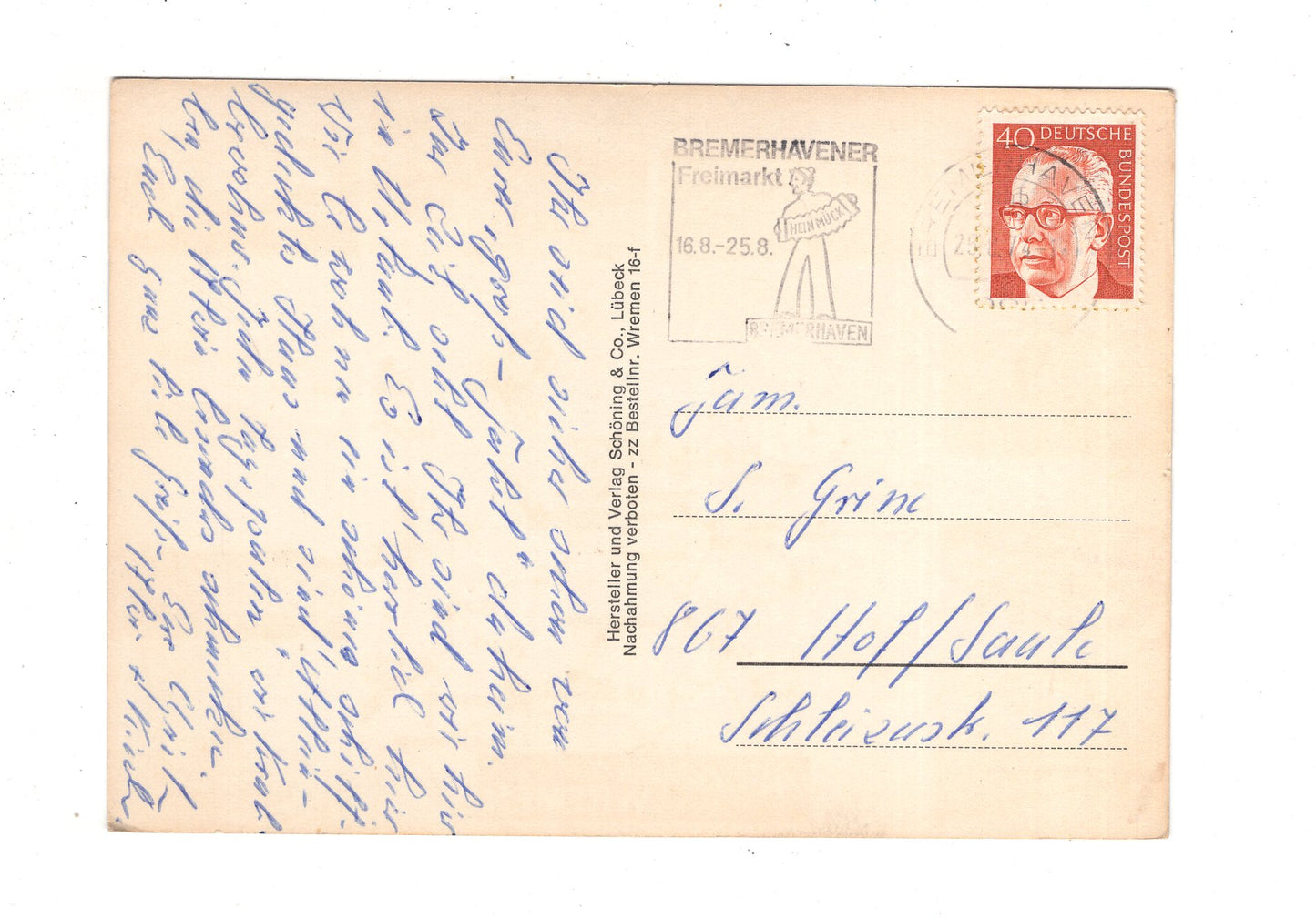 Ansichtskarte Nordseebad Wremen / J1-68