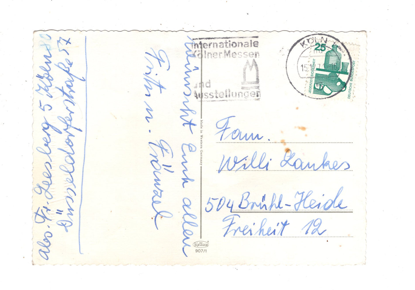 Ansichtskarte Feiertage / Frohe Weihnachten / K1-63