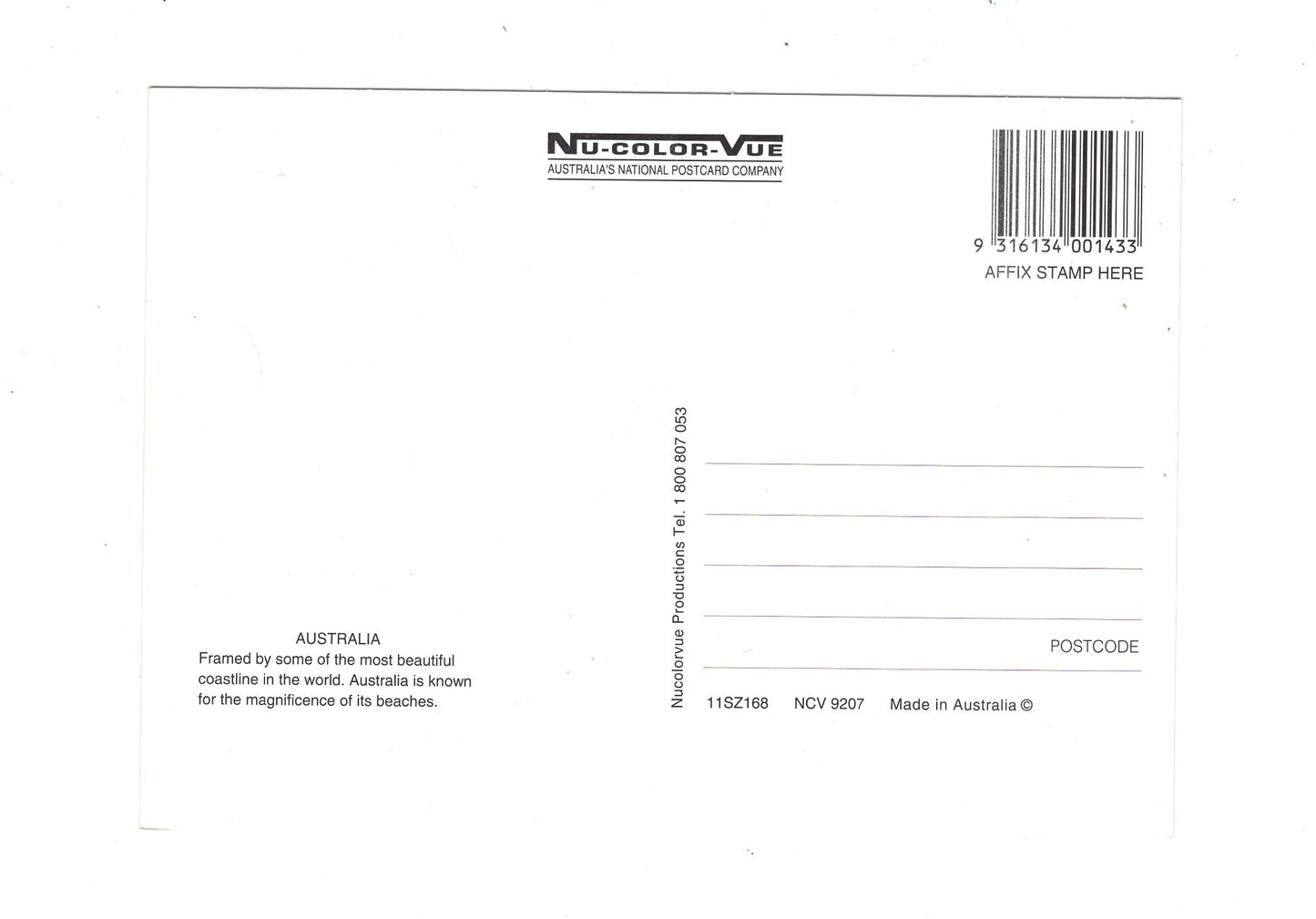Ansichtskarte Australia / Australien