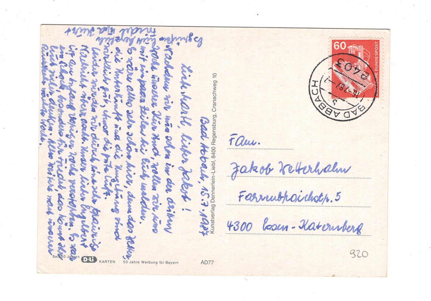 Ansichtskarte Bad Abbach