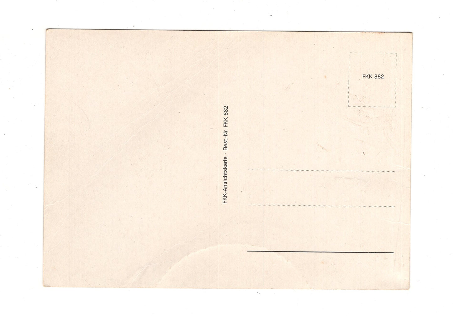 Ansichtskarte Nackte Menschen an der See / FKK