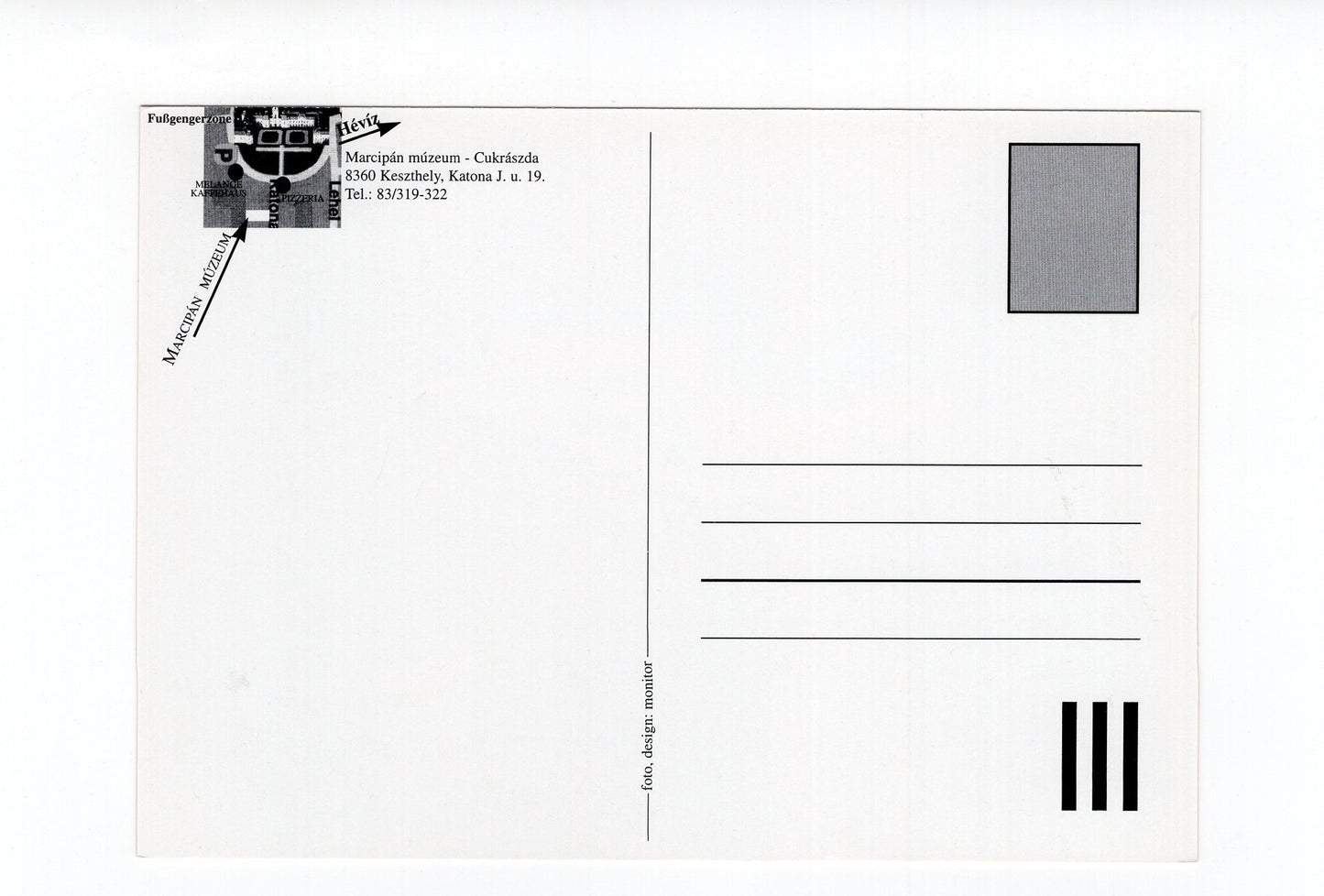 Ansichtskarte Keszthely / Marzipan-Museum / Ungarn