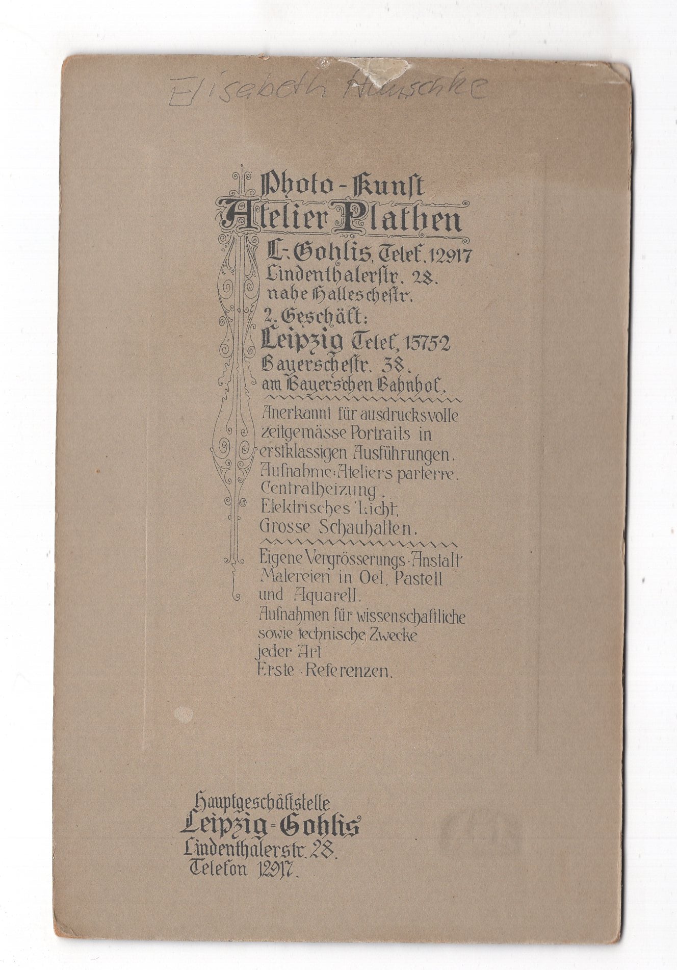 Fotografie Schönes Kinderbild / Baby / benannt - Leipzig-Gohlis 1910er / CAB U-24