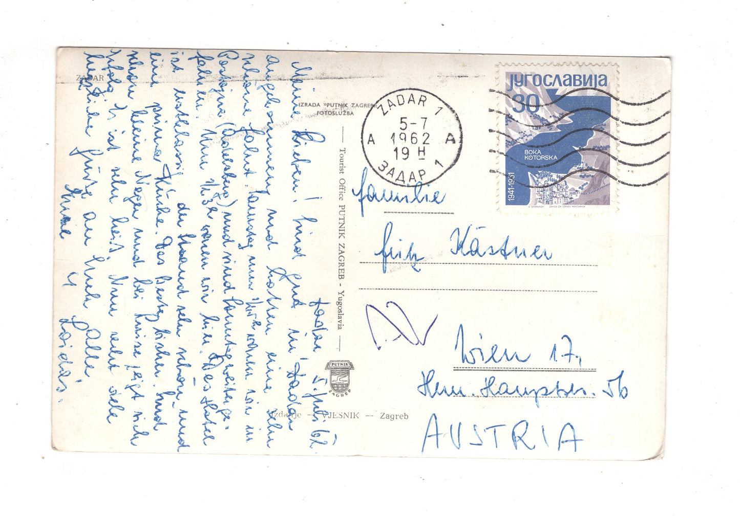 Ansichtskarte Zadar / Kroatien / M1-70