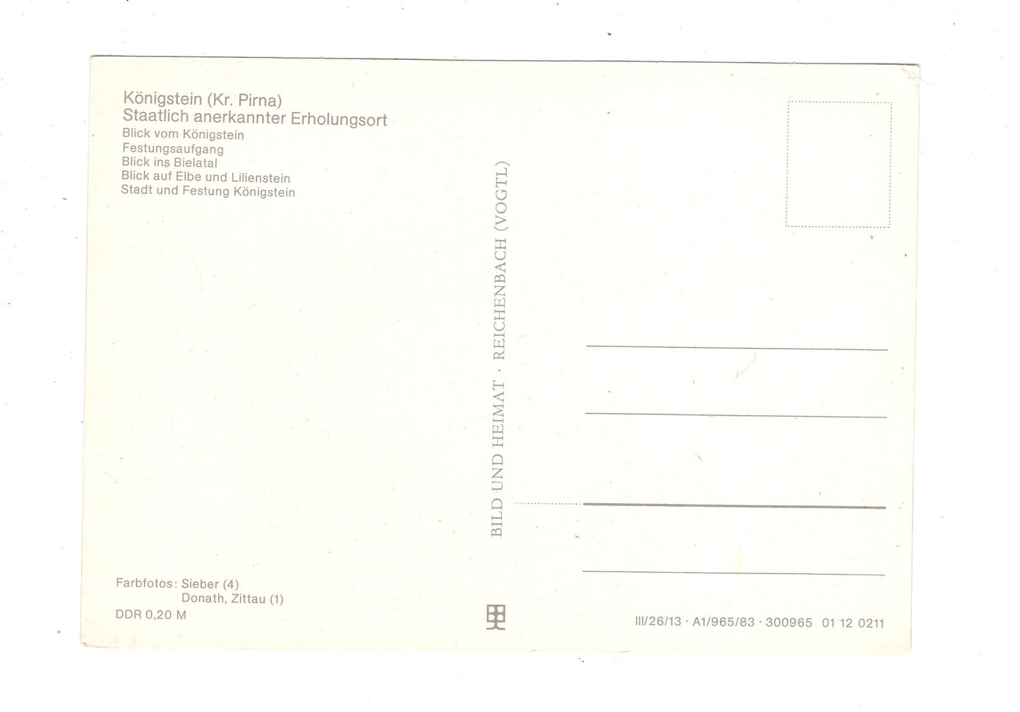 Ansichtskarte Königstein / Festungsaufgang +++ / M1-66