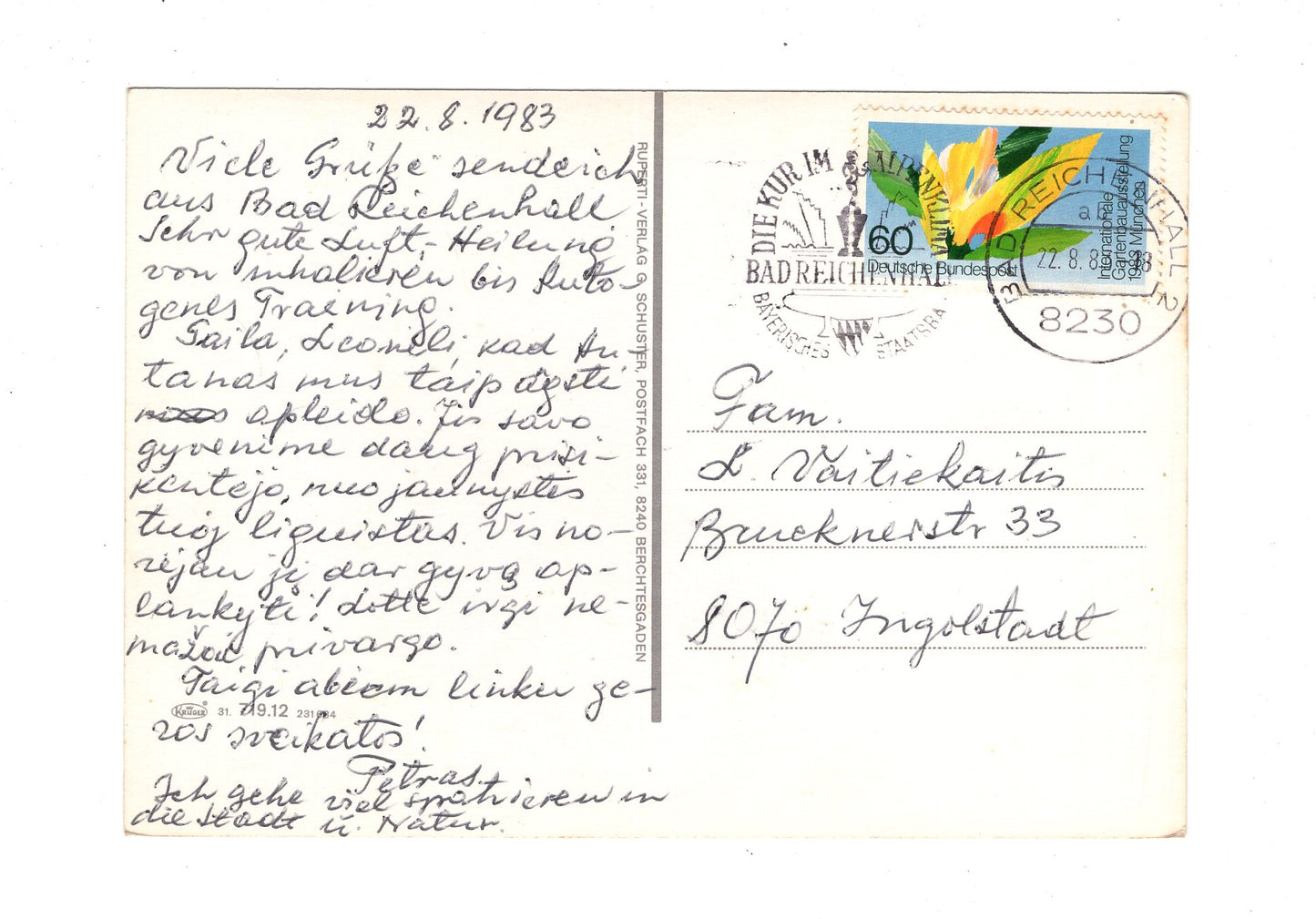 Ansichtskarte Bad Reichenhall