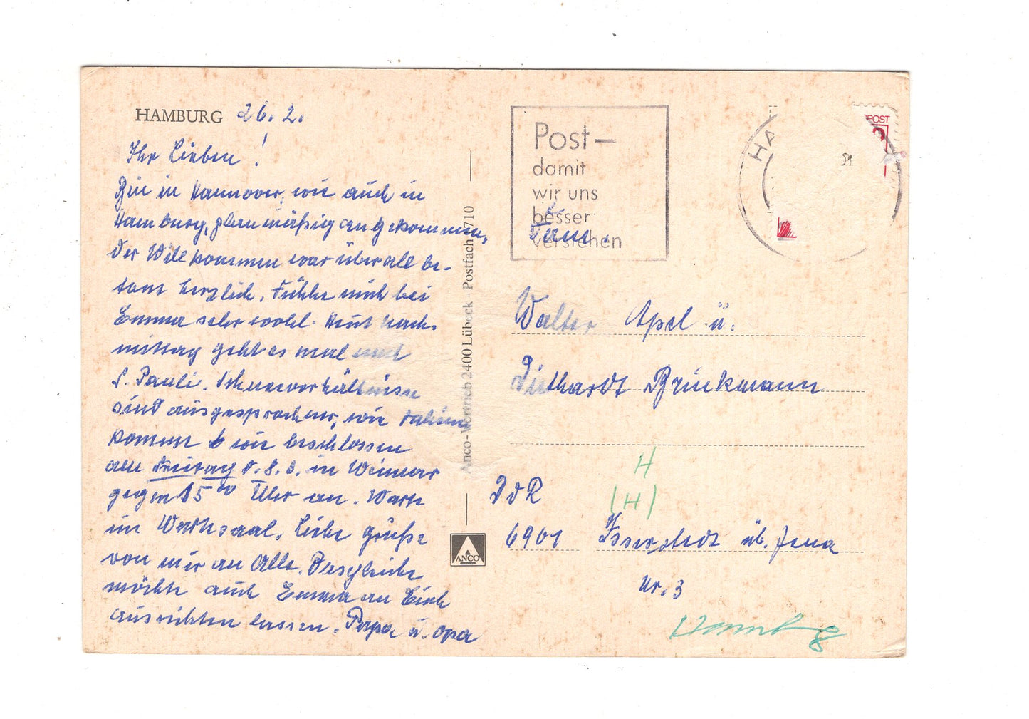 Ansichtskarte Hamburg / Deutschlands größter Hafen / I1-70