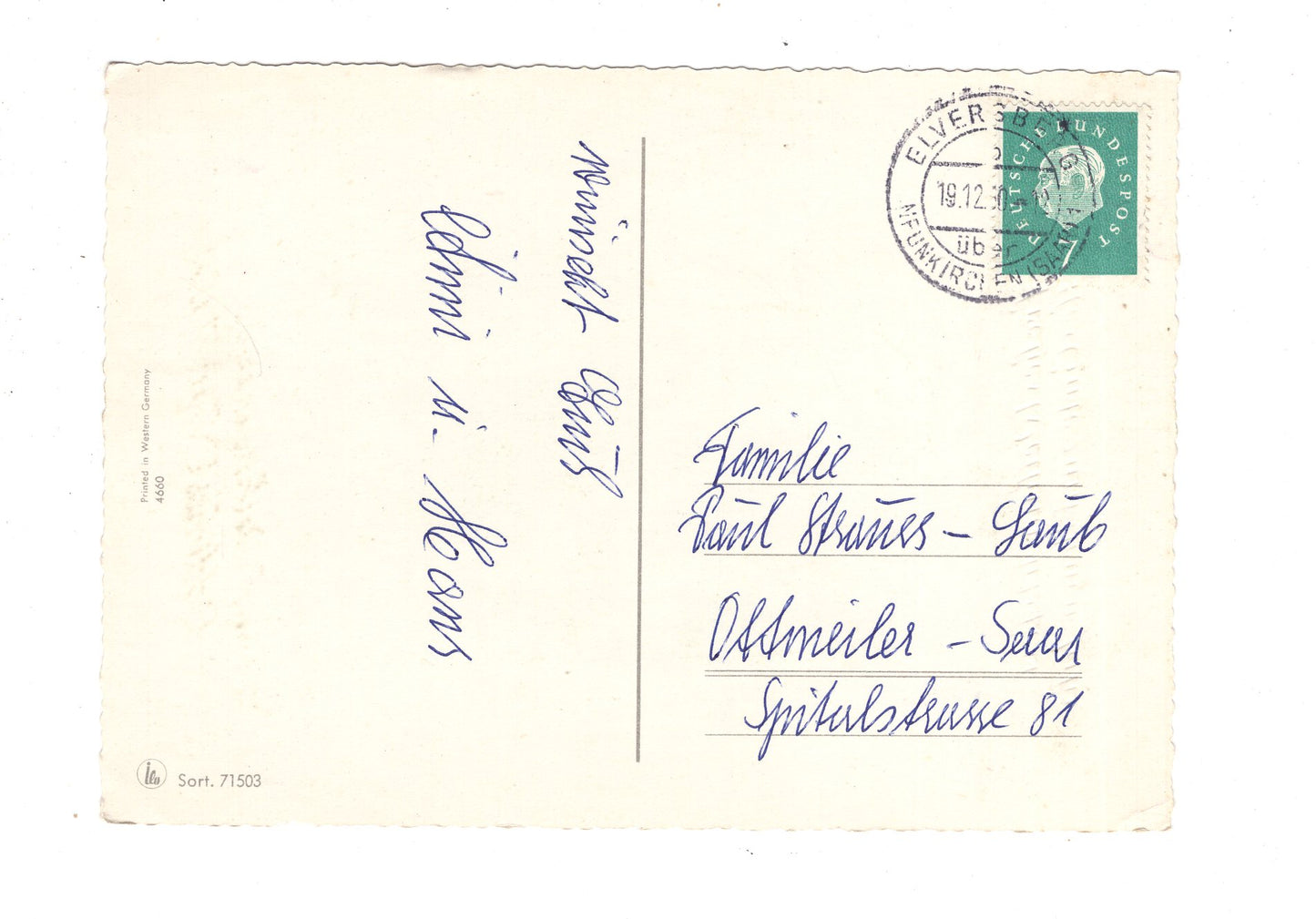 Ansichtskarte Feiertage / Frohe Weihnachten / K1-63