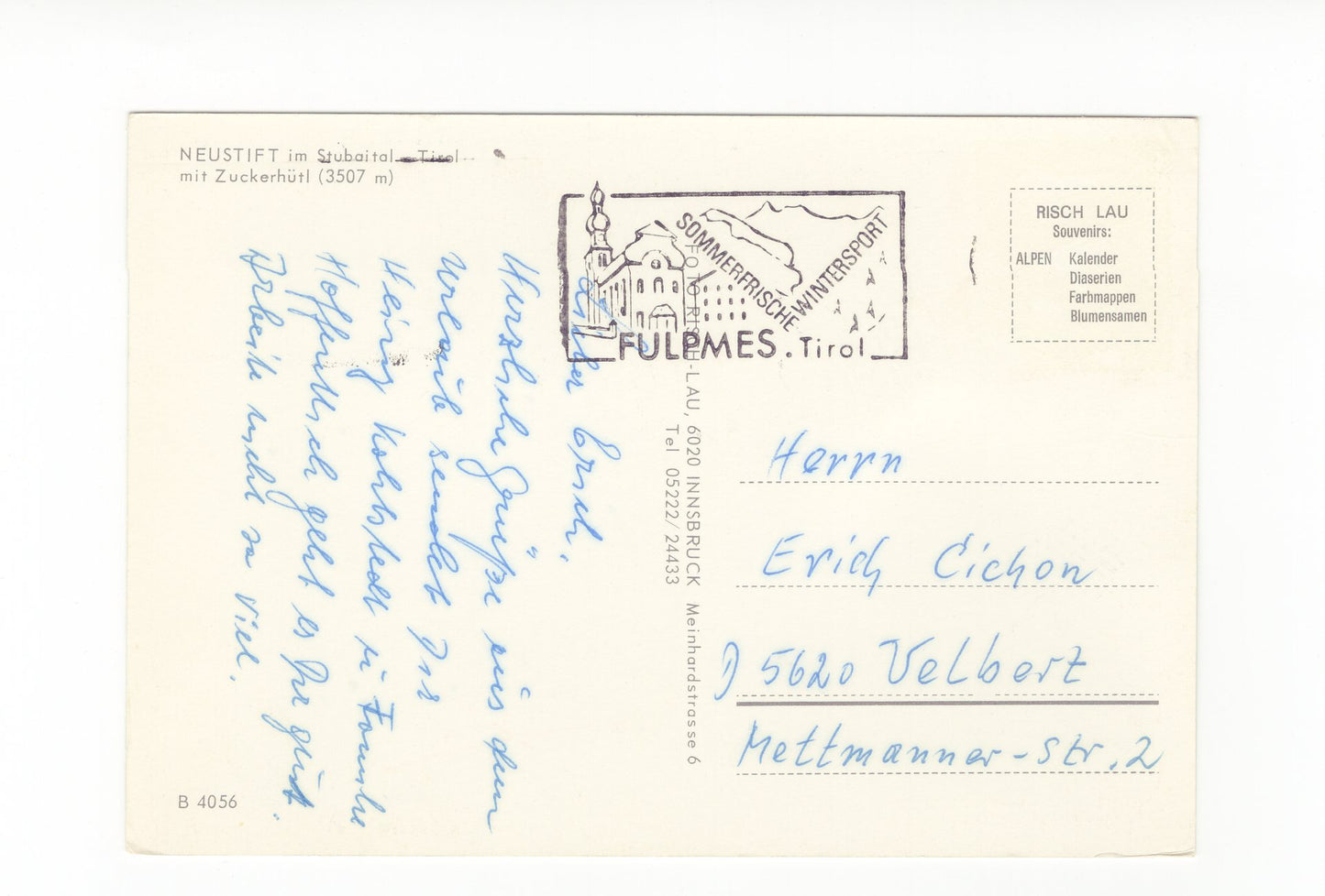 Ansichtskarte Neustift im Stubaital / Tirol / Österreich