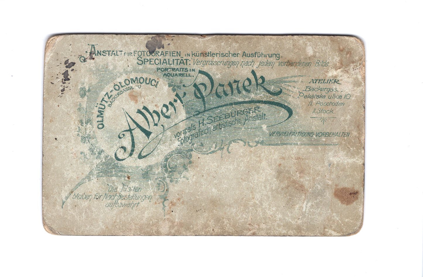 Fotografie K. u. k. Soldat - Olmütz Olomouc um 1900