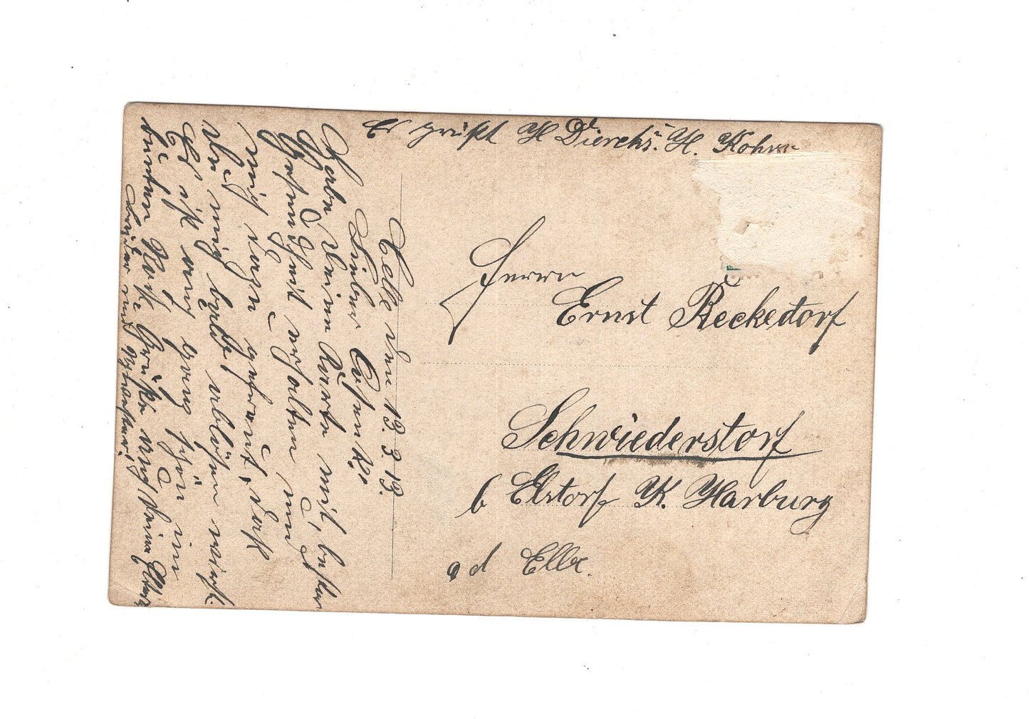 Ansichtskarte Gruppenbild Soldaten - Celle 1913