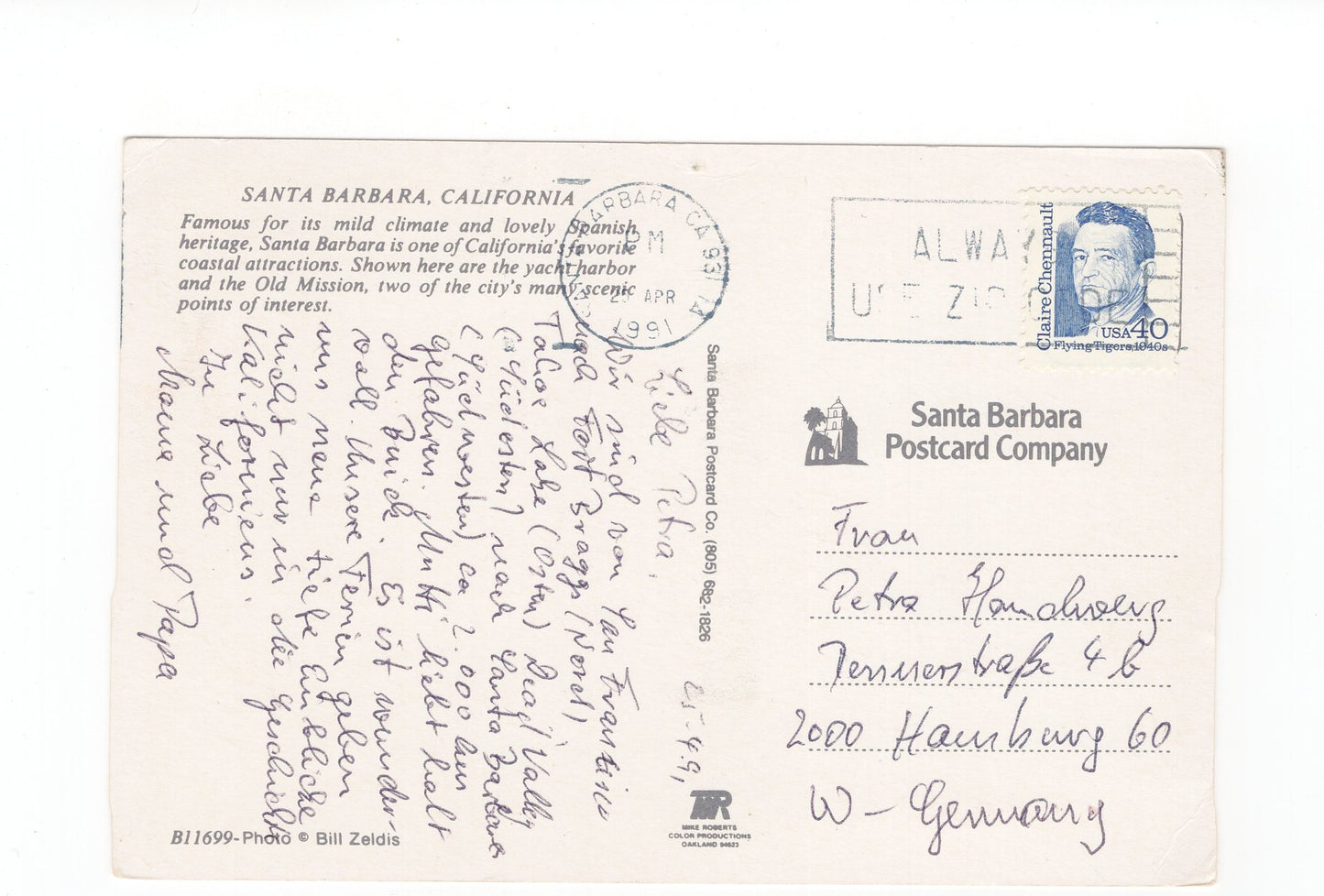 Ansichtskarte Santa Barbara / Kalifornien / USA