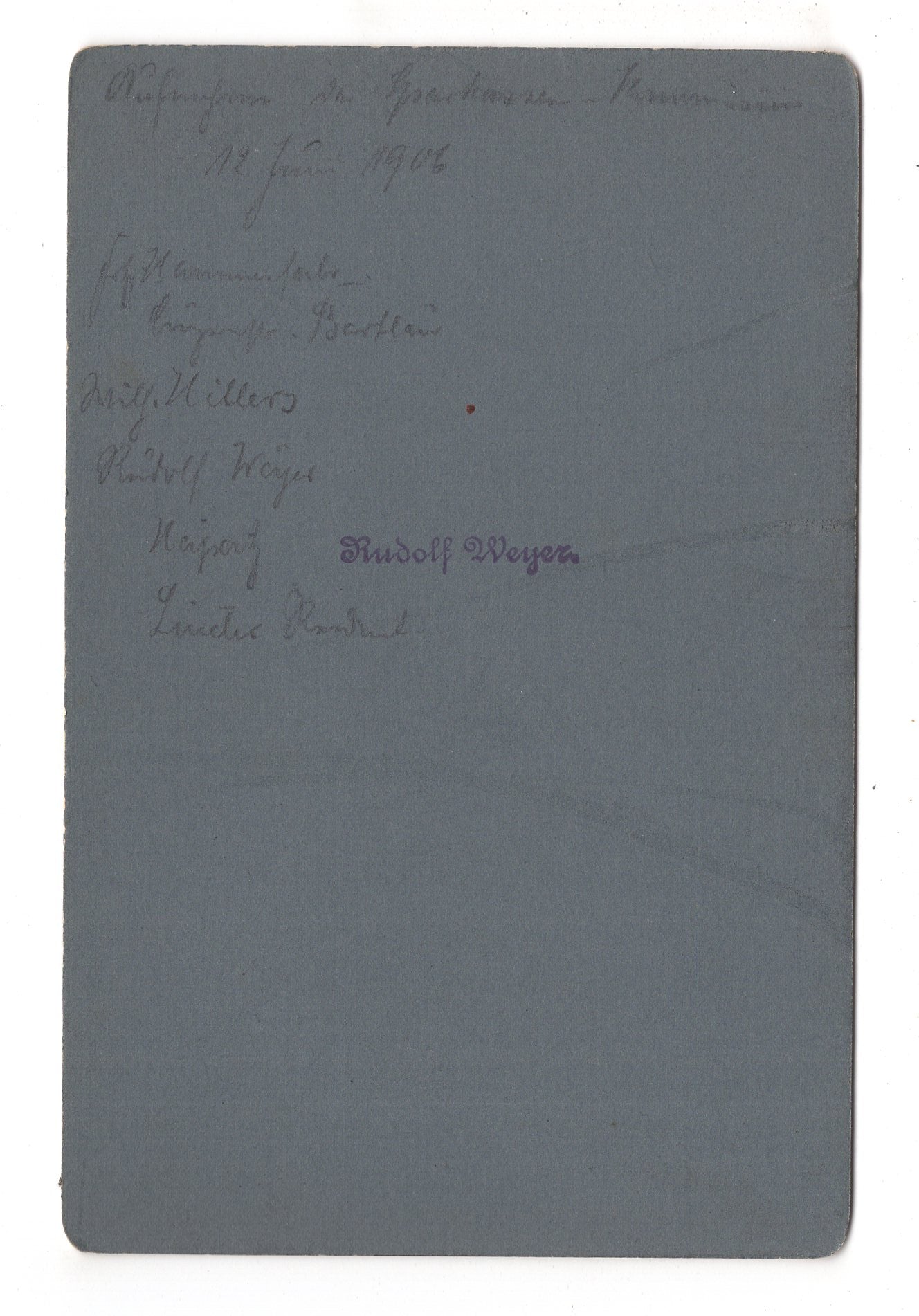 Fotografie Feine Herren mit Wein / benannt / Sparkassen-Kommission - unbekannter Ort 1906