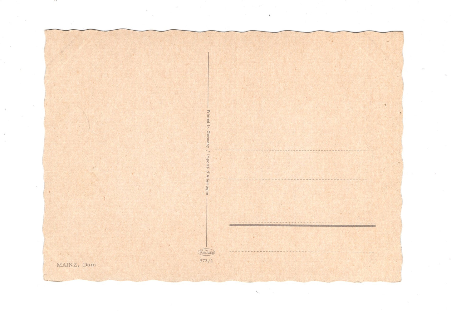 Ansichtskarte Mainz / Dom