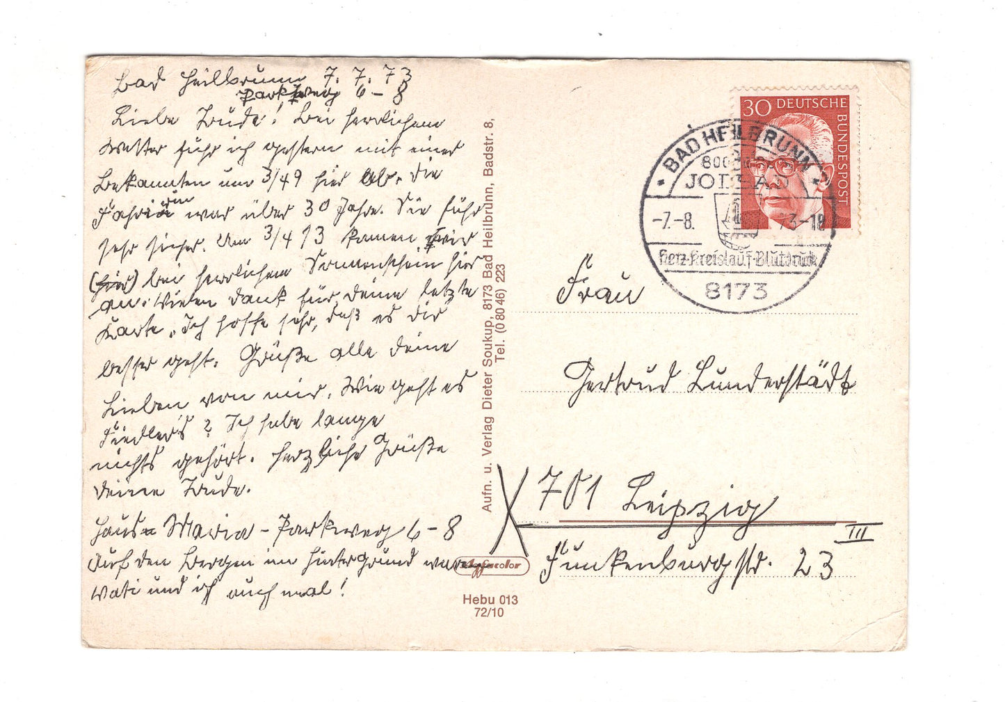 Ansichtskarte Bad Heilbrunn / I1-54