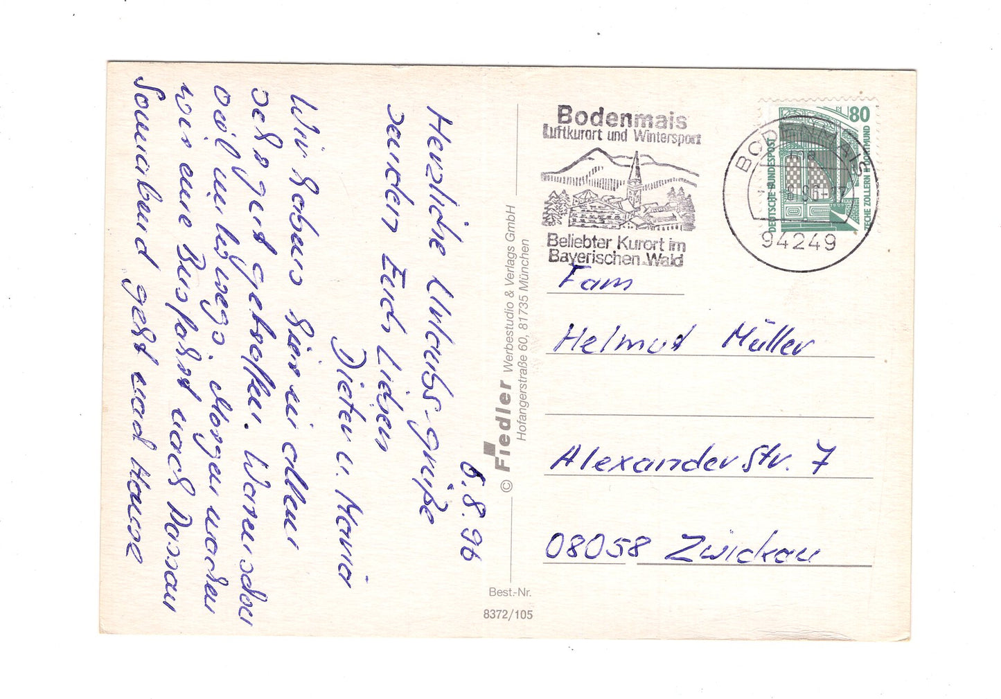 Ansichtskarte Bodenmais / Bayerischer Wald