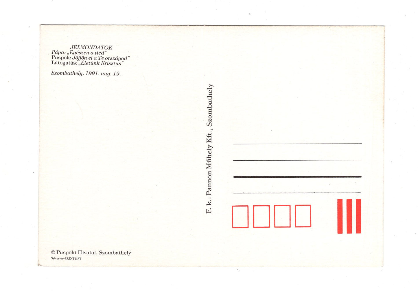 Ansichtskarte Papst Johannes Paul II.