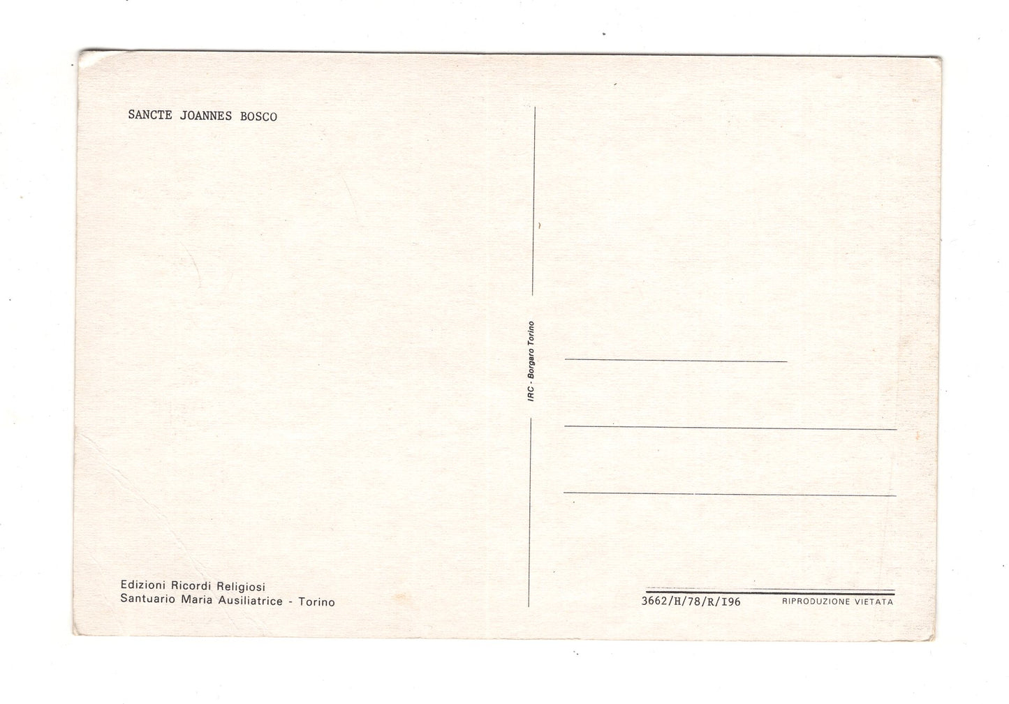 Ansichtskarte Priester Giovanni Melchiorre (Don) Bosco